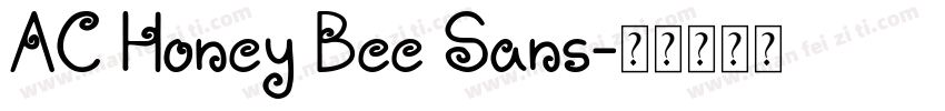 AC Honey Bee Sans字体转换